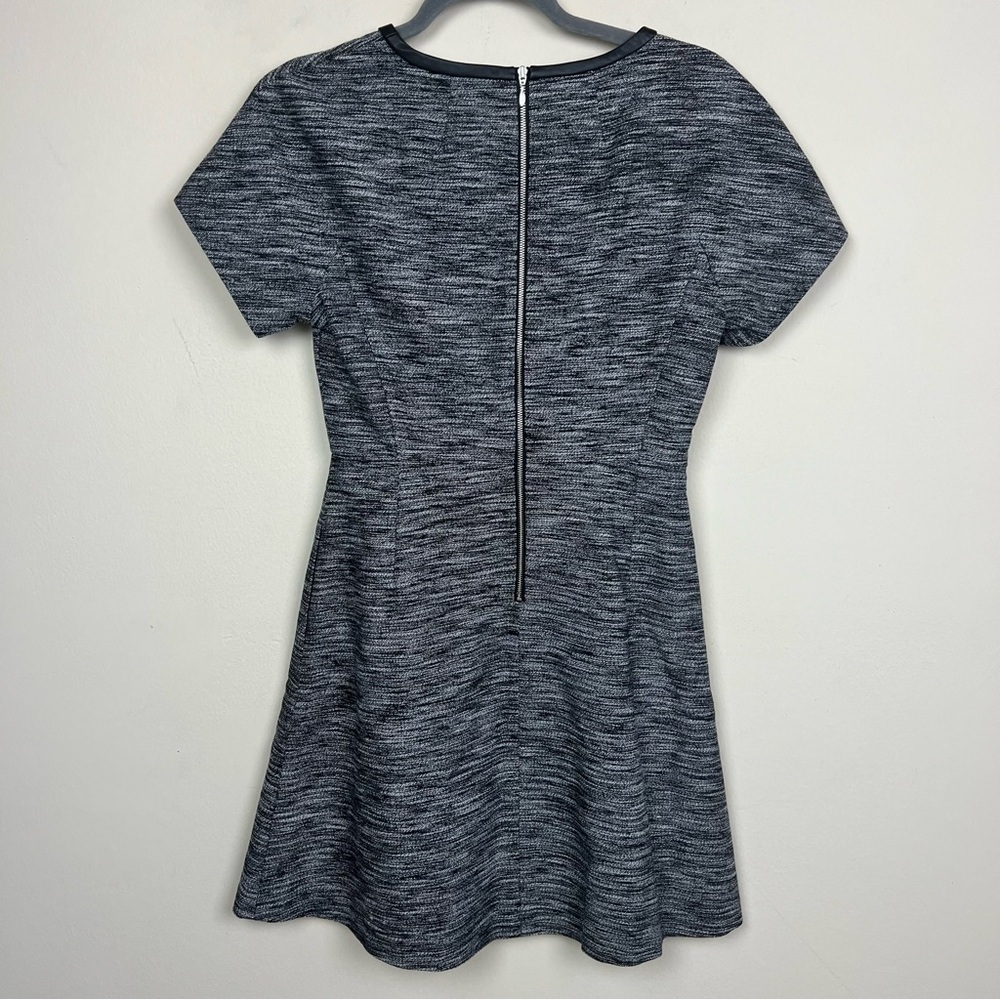 Madewell Tweed Mini Skater Dress A-Line Short Sleeves - Picture 7 of 10